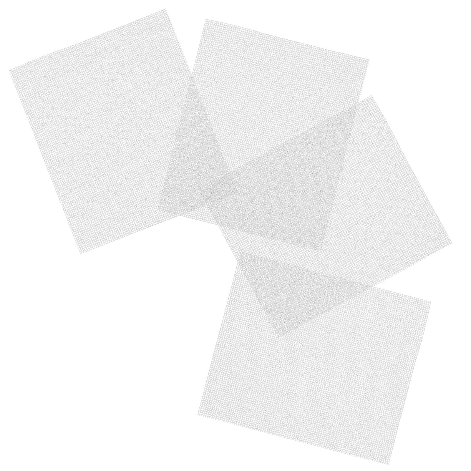 Embroidery Canvas - 4Pcs Plastic Canvas Mesh Sheets for