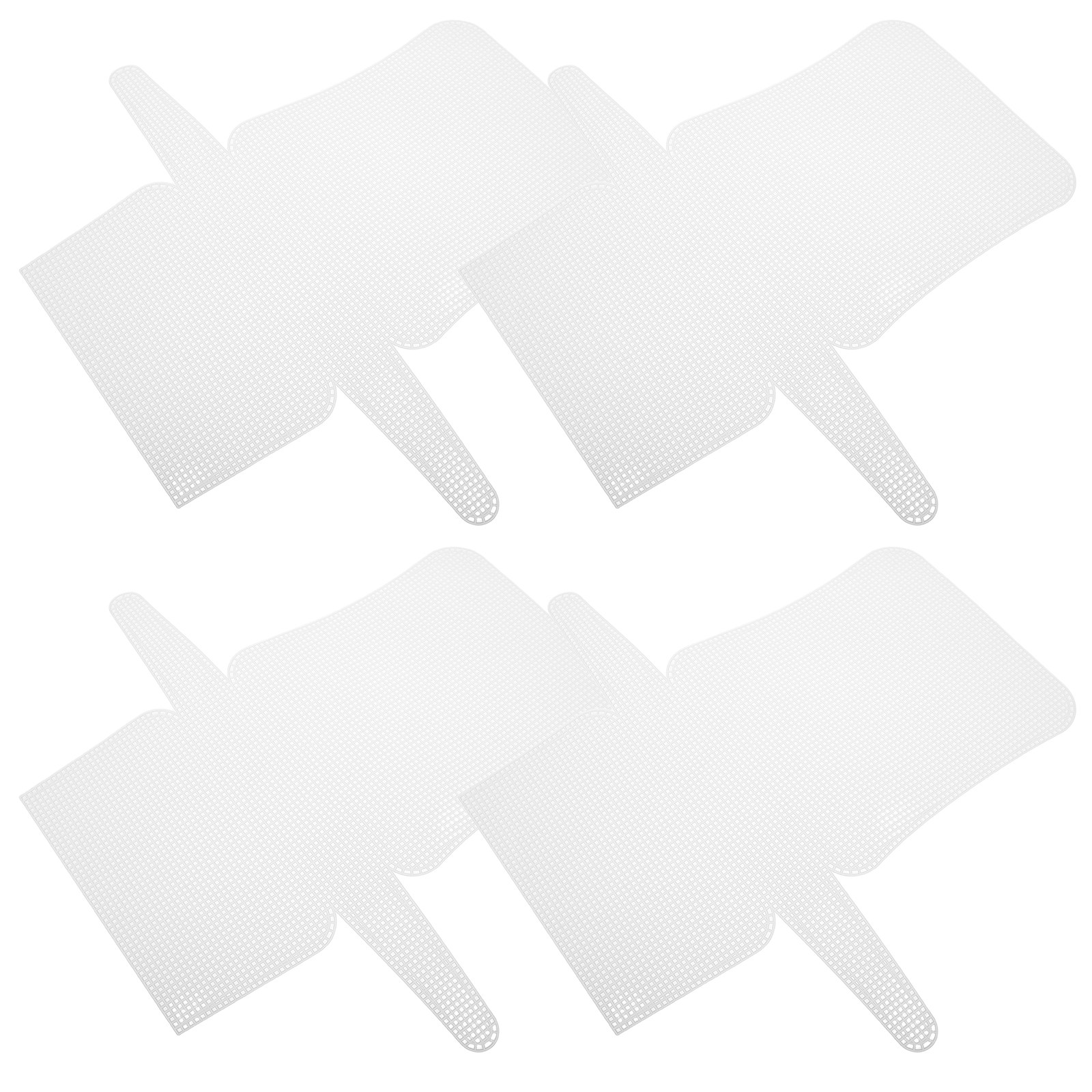Embroidery Canvas - 4Pcs Plastic Mesh Canvas Sheets Blank