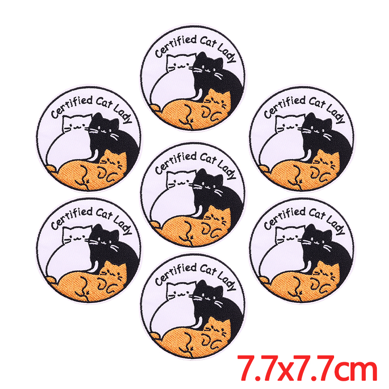 10PCS/Lot Positive Vibes Hip H - Embroidery Quote ulasan dan harga