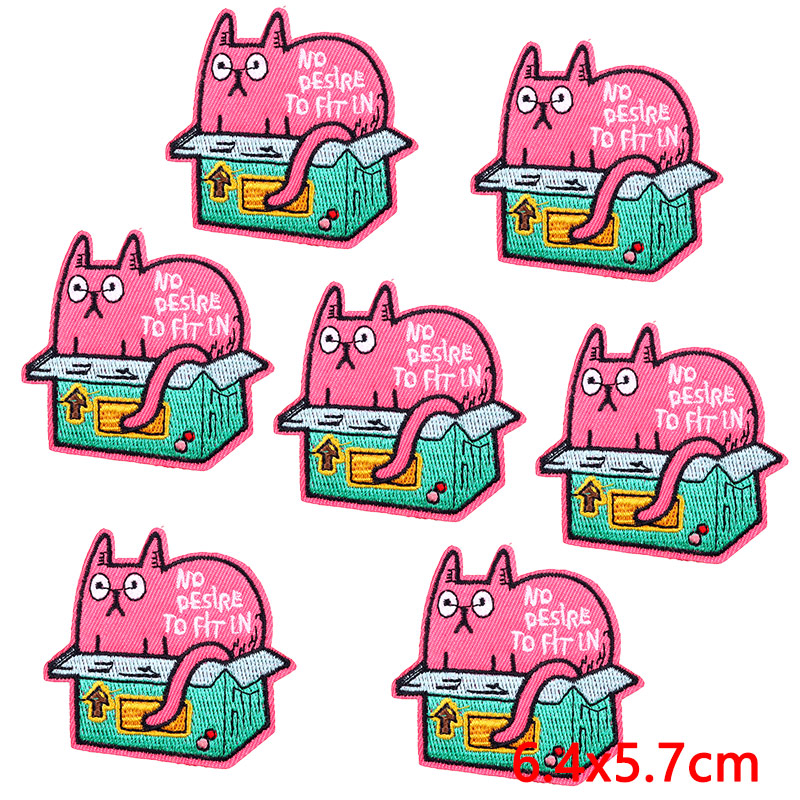 10PCS/Lot Positive Vibes Hip H - Embroidery Quote ulasan dan harga