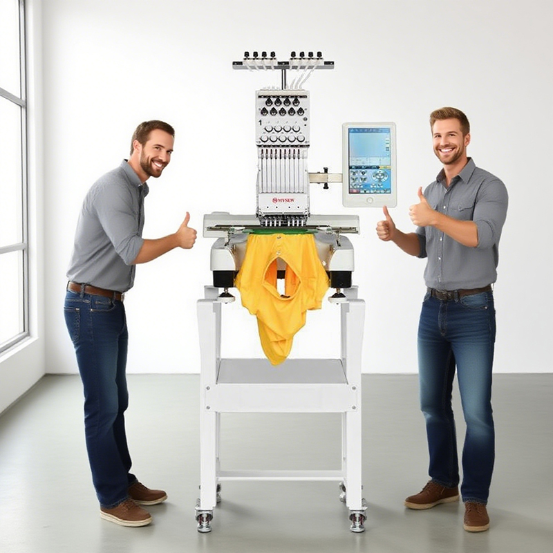 MYSEW MFS800 Single Head 9  s  - Embroidery Computer ulasan dan harga