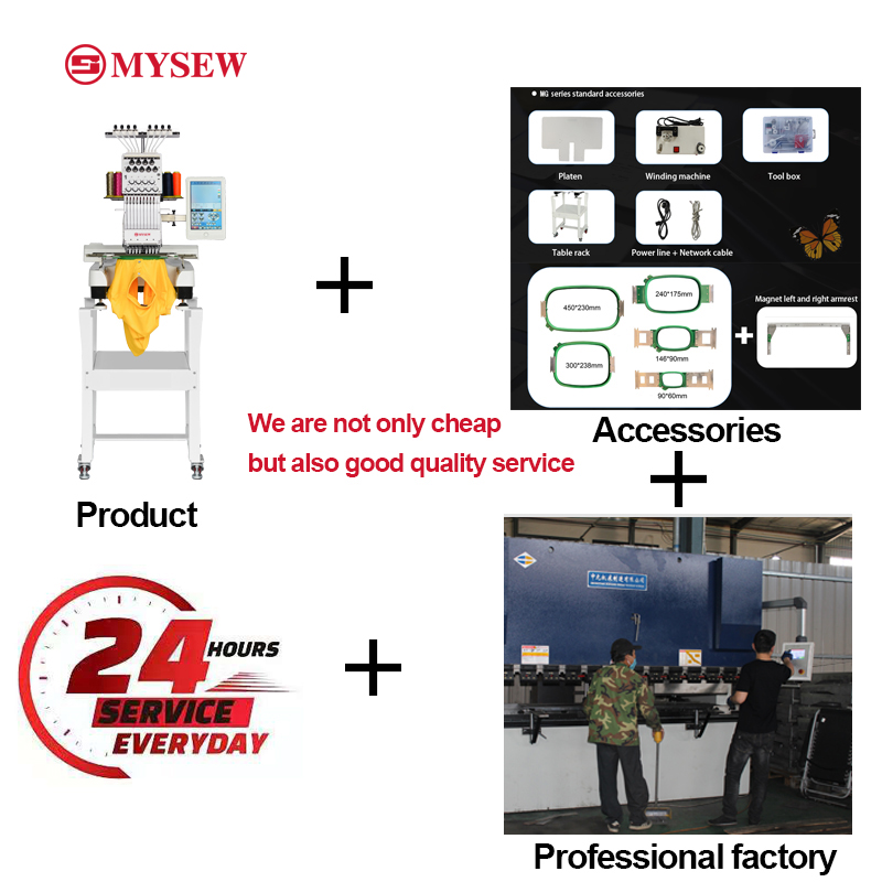 MYSEW MFS800 Single Head 9  s  - Embroidery Computer ulasan dan harga