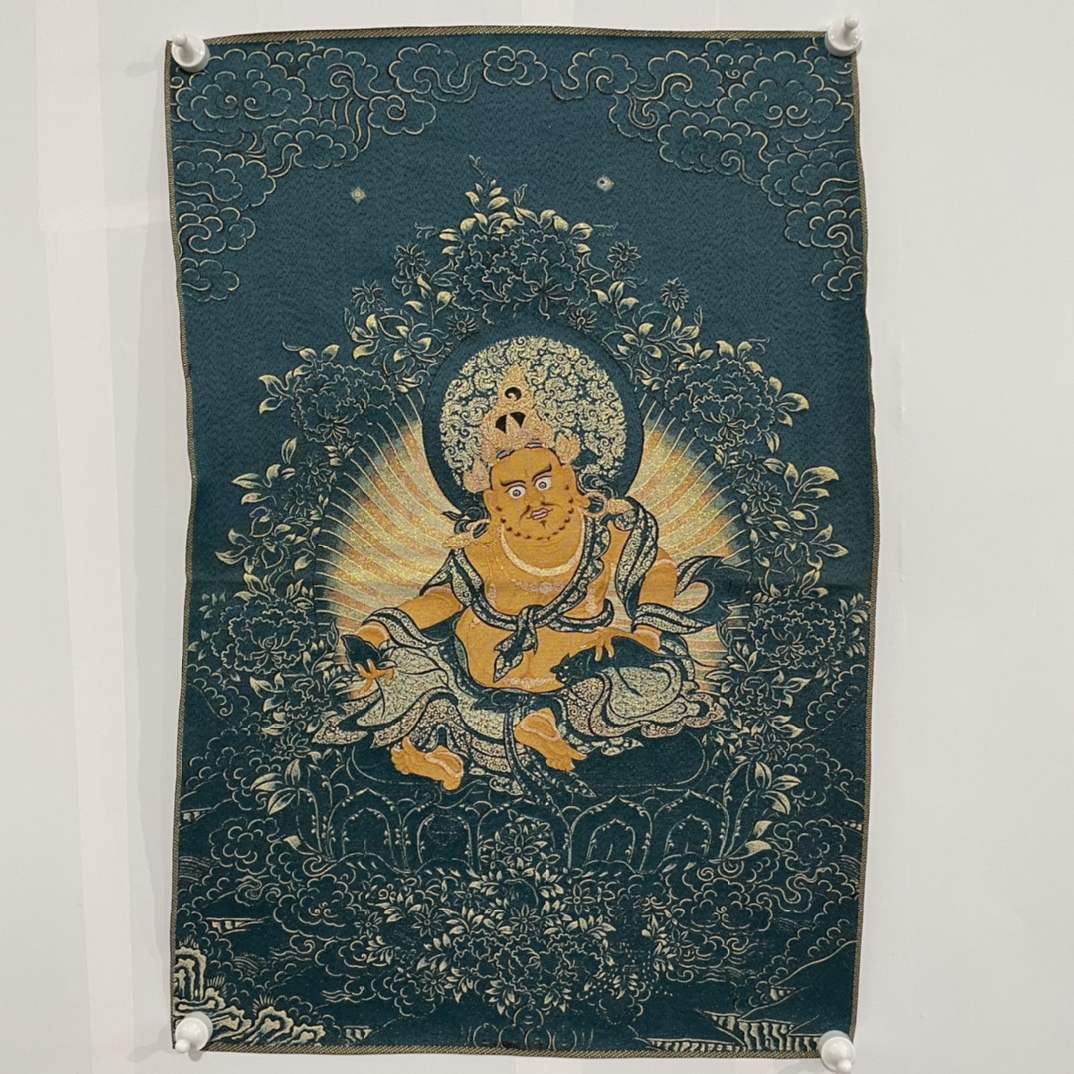 Thangka Embroidery Tibetan Bud - Embroidery Yellow ulasan dan harga