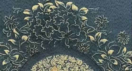 Thangka Embroidery Tibetan Bud - Embroidery Yellow ulasan dan harga