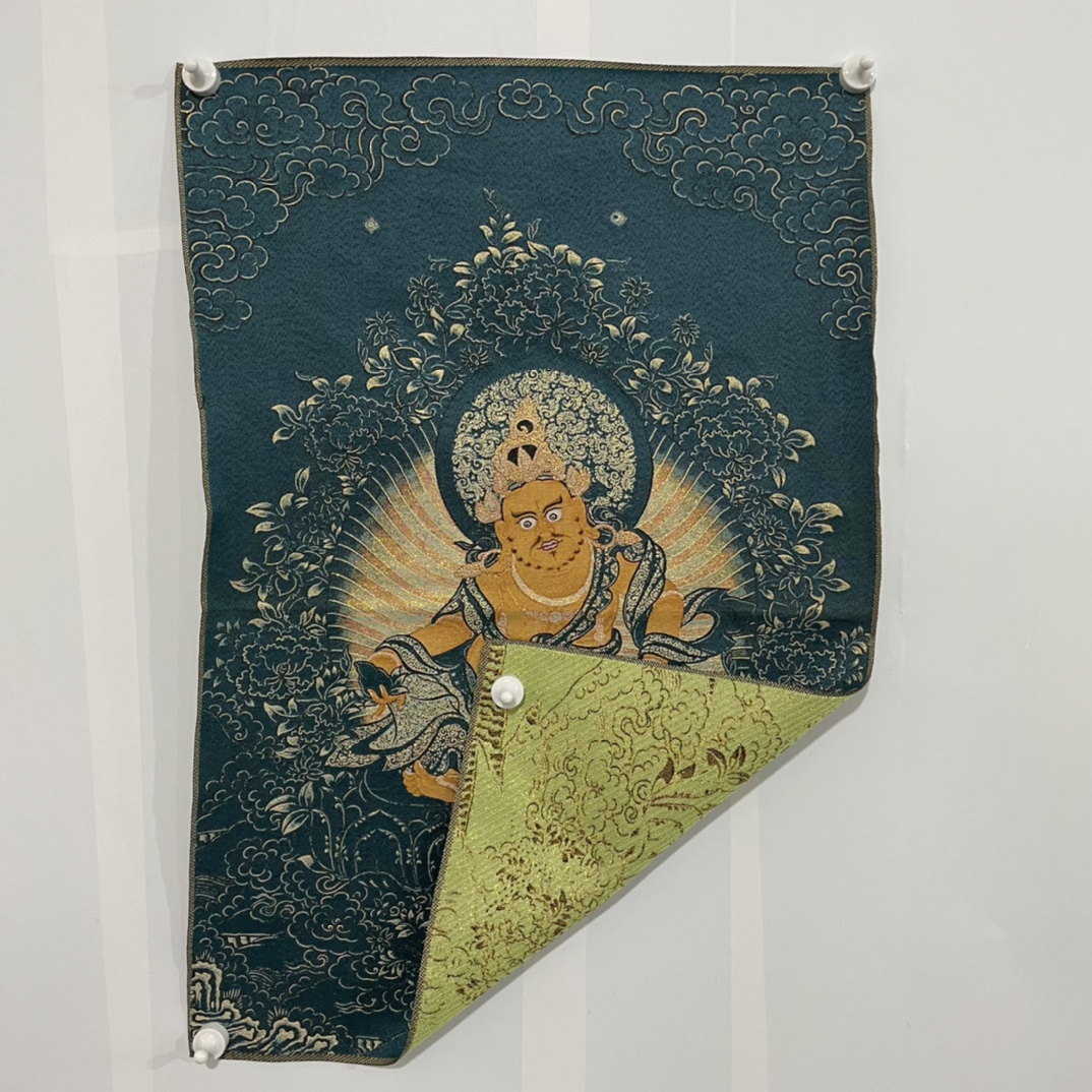 Thangka Embroidery Tibetan Bud - Embroidery Yellow ulasan dan harga