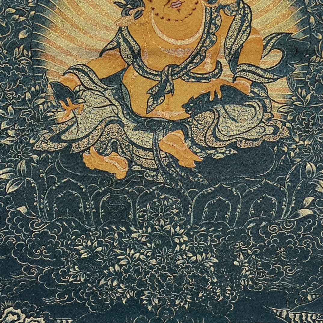 Thangka Embroidery Tibetan Bud - Embroidery Yellow ulasan dan harga