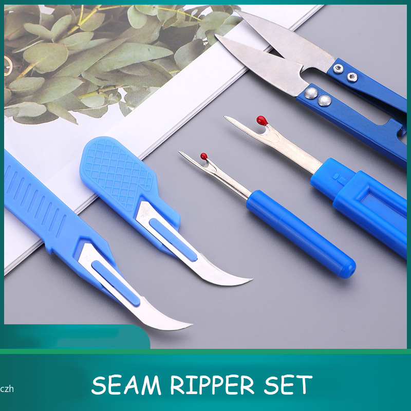 5Pcs Blue Sewing Ripper Kit wi - Embroidery Yarns ulasan dan harga