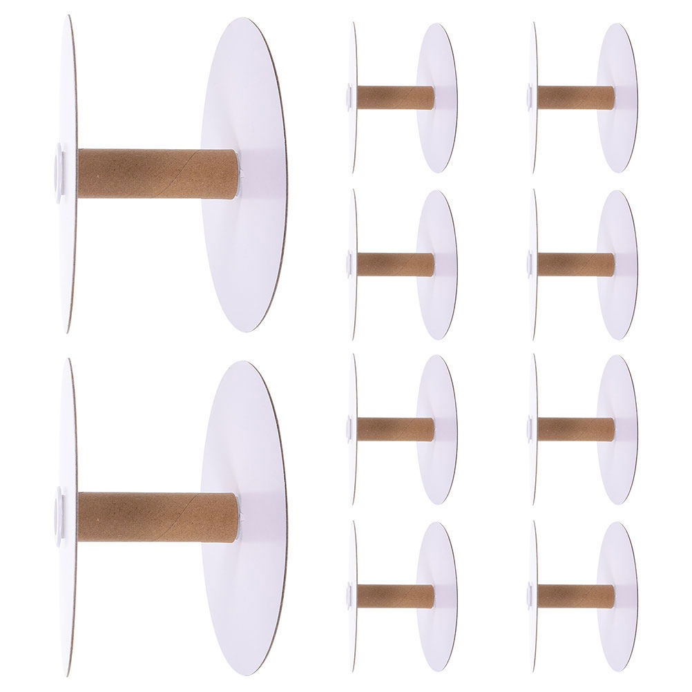 12Pcs Paper Spool Wire Storage - Embroidery Yarns ulasan dan harga