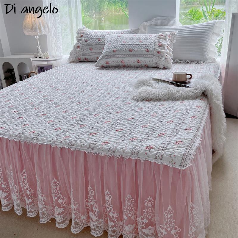 Cotton Lace Embroidery Thicken - Embroidery Quilt Cover ulasan dan harga