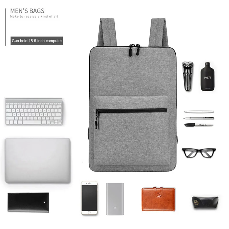 Classic Men's Business Backpac - Embroidery Computer ulasan dan harga