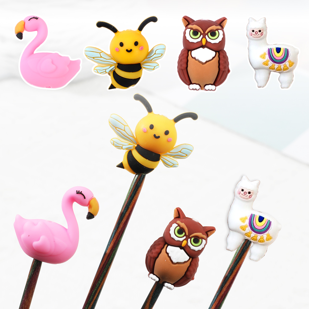 Knitting Needle Stoppers Needl - Embroidery Quilt Cover ulasan dan harga
