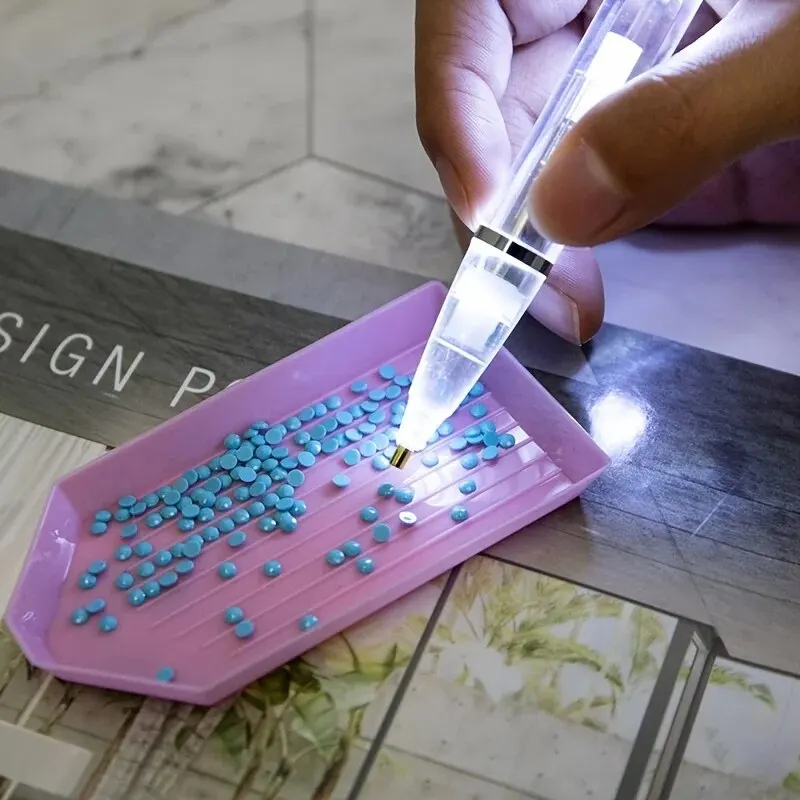 LED Light Diamond Painting Pen - Embroidery Computer ulasan dan harga