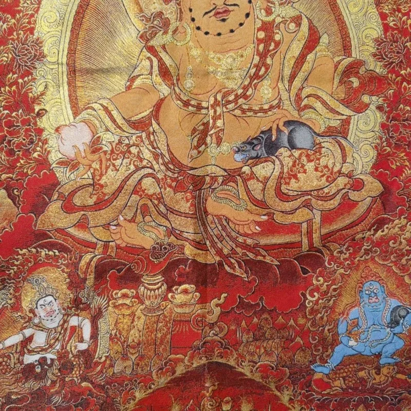 Tibetan Buddhism Yellow Wealth - Embroidery Yellow ulasan dan harga