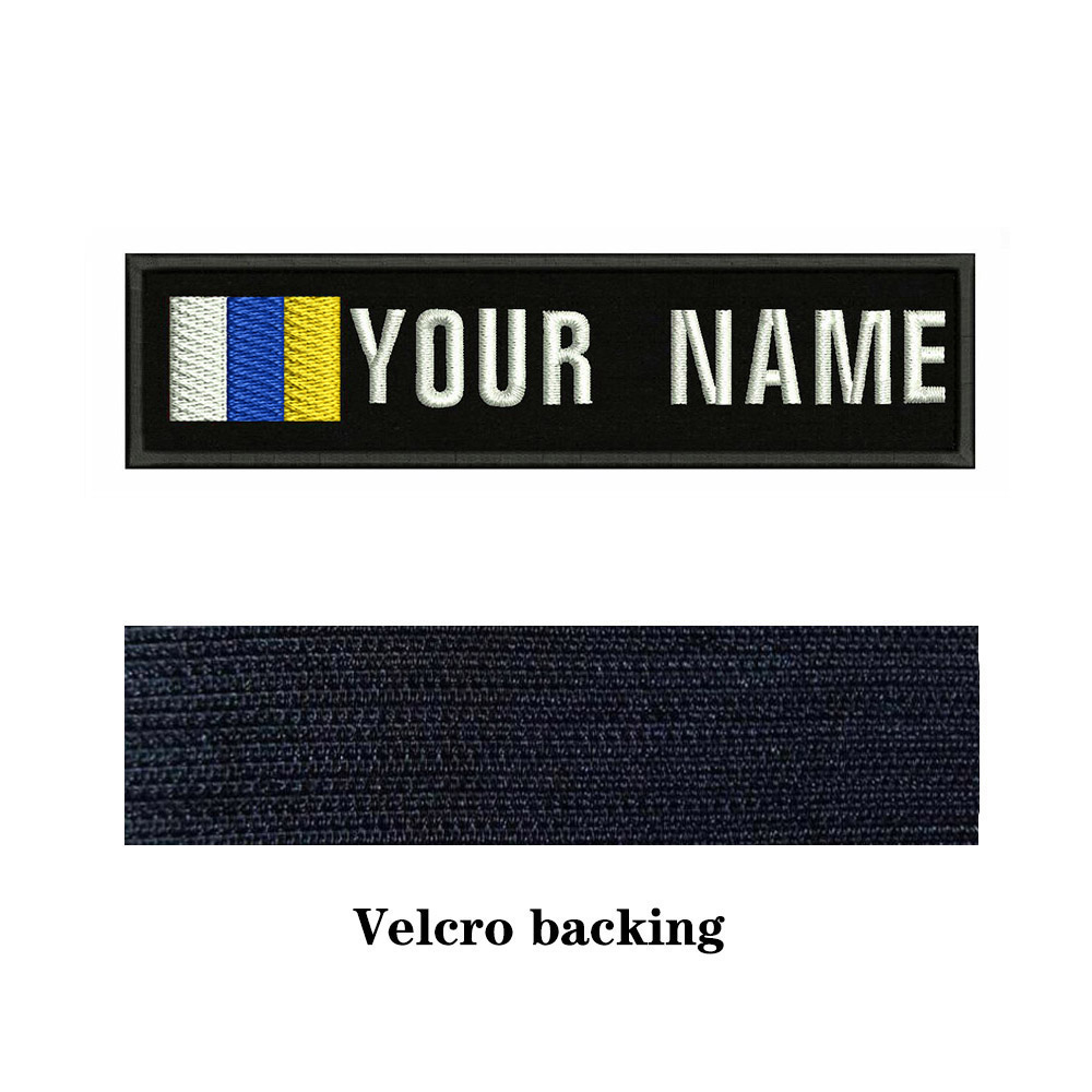 Canary Islands Flag 10X2.5cm E - Embroidery Quote ulasan dan harga