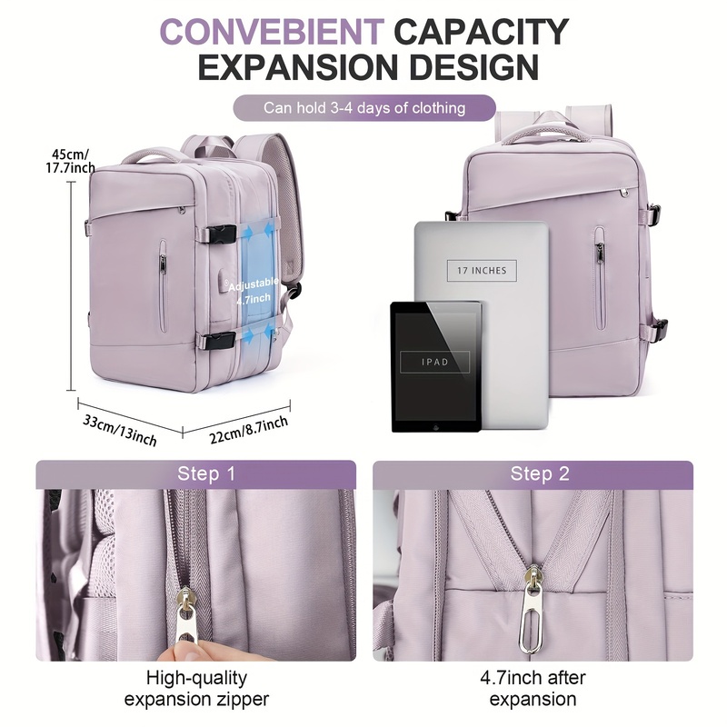 Hiking Backpack Large Capacity - Embroidery Computer ulasan dan harga