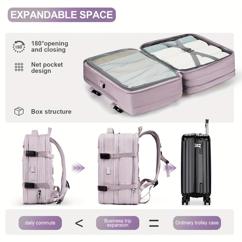 Hiking Backpack Large Capacity - Embroidery Computer ulasan dan harga