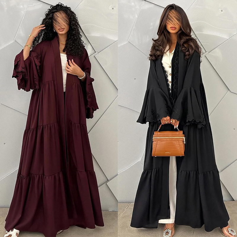 Muslim Hijab Dress Women Flare - Embroidery Kebaya ulasan dan harga