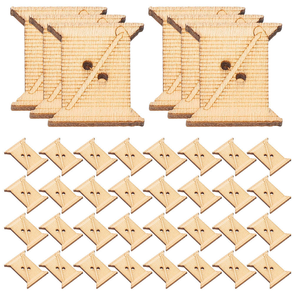 100Pcs Wooden Embroidery Floss - Embroidery Computer ulasan dan harga