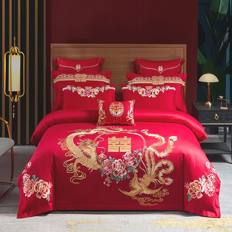 100% Cotton Bedding Set Luxury - Embroidery Quilt Cover ulasan dan harga