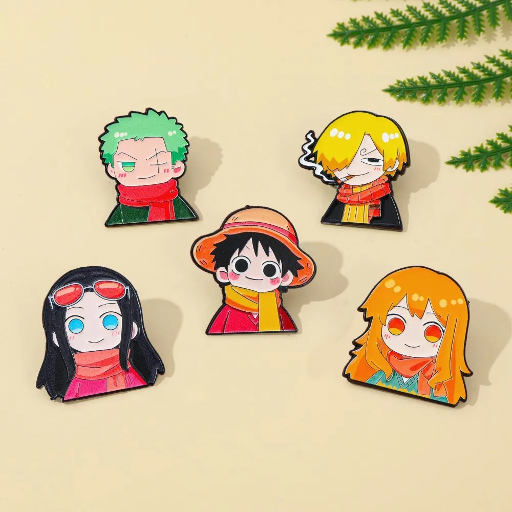 5 Pcs Cute Anime Cartoon Brooc - Embroidery Reddit ulasan dan harga