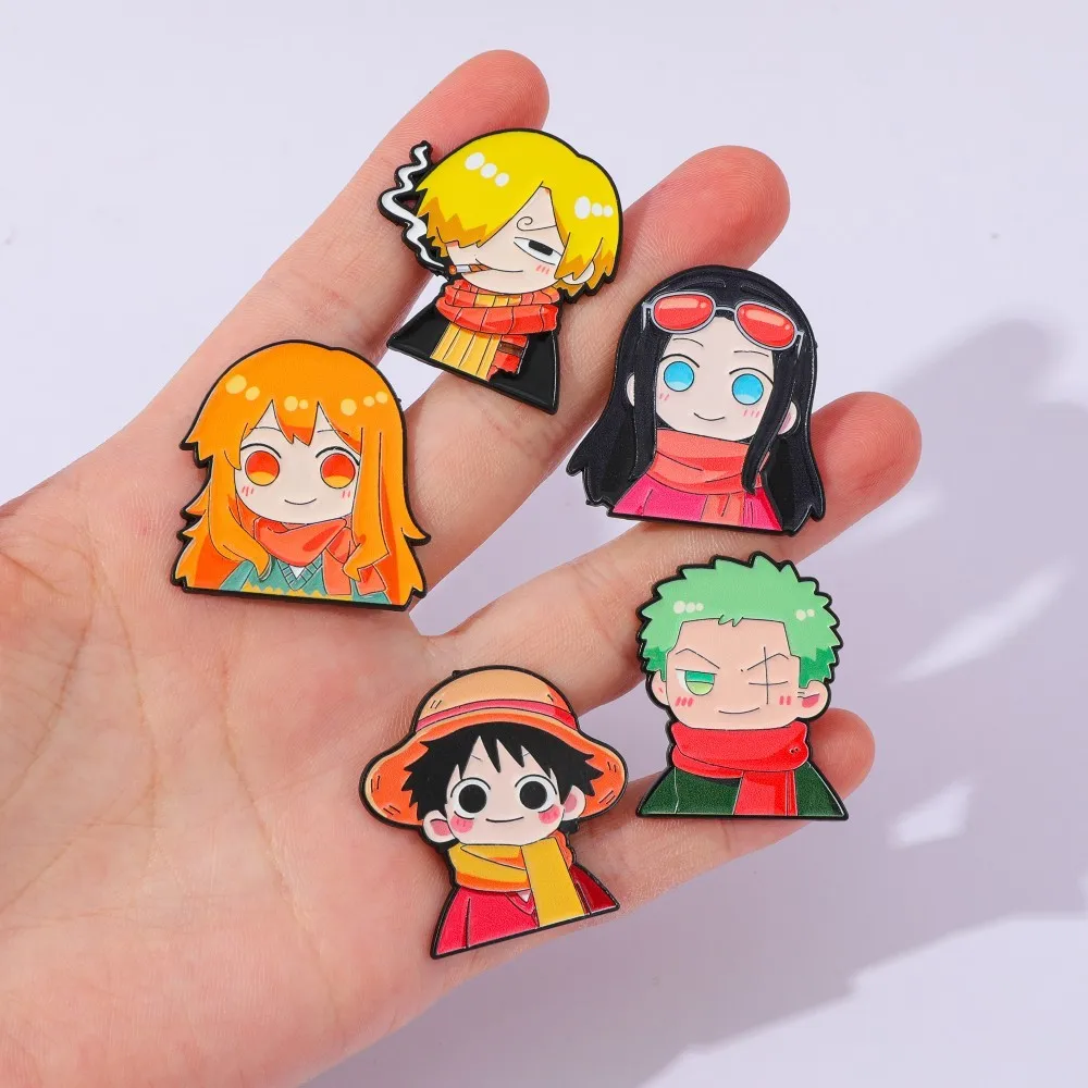 5 Pcs Cute Anime Cartoon Brooc - Embroidery Reddit ulasan dan harga
