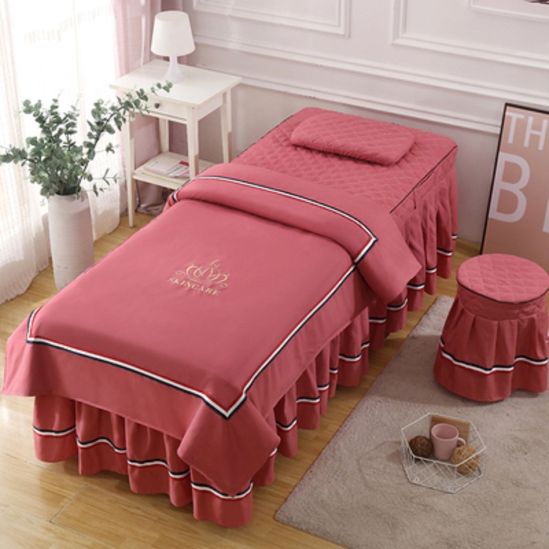 Xuancai 4pcs Beddings Sets Bea - Embroidery Quilt Cover ulasan dan harga