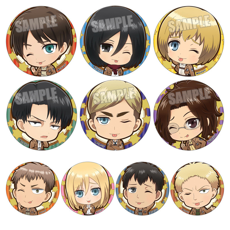Attack on Titan Badge Levi Cap - Embroidery Reddit ulasan dan harga