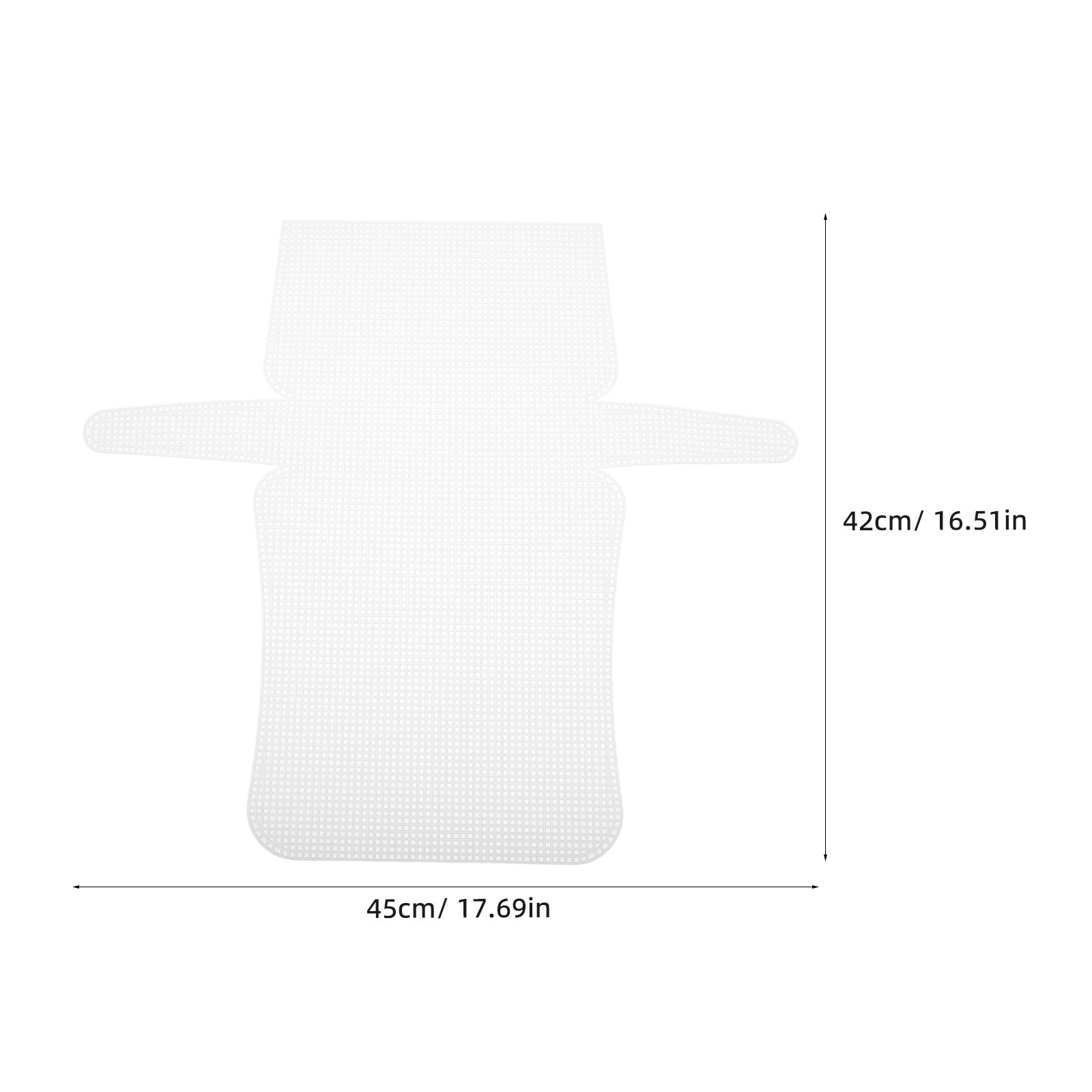 4Pcs Plastic Mesh Canvas Sheet - Embroidery Canvas ulasan dan harga