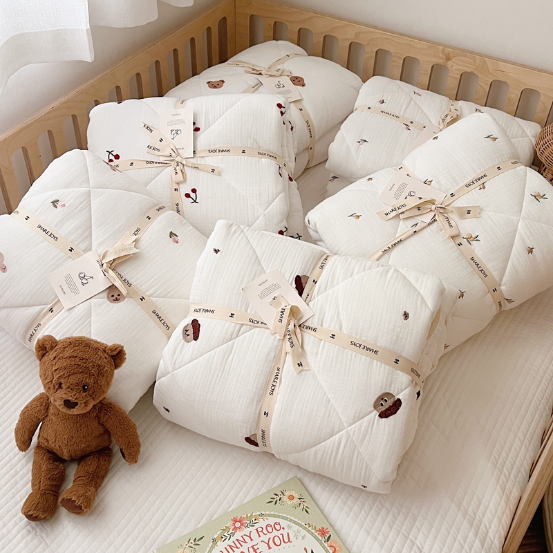 Baby Winter Quilt Kids Cotton  - Embroidery Quilt Cover ulasan dan harga