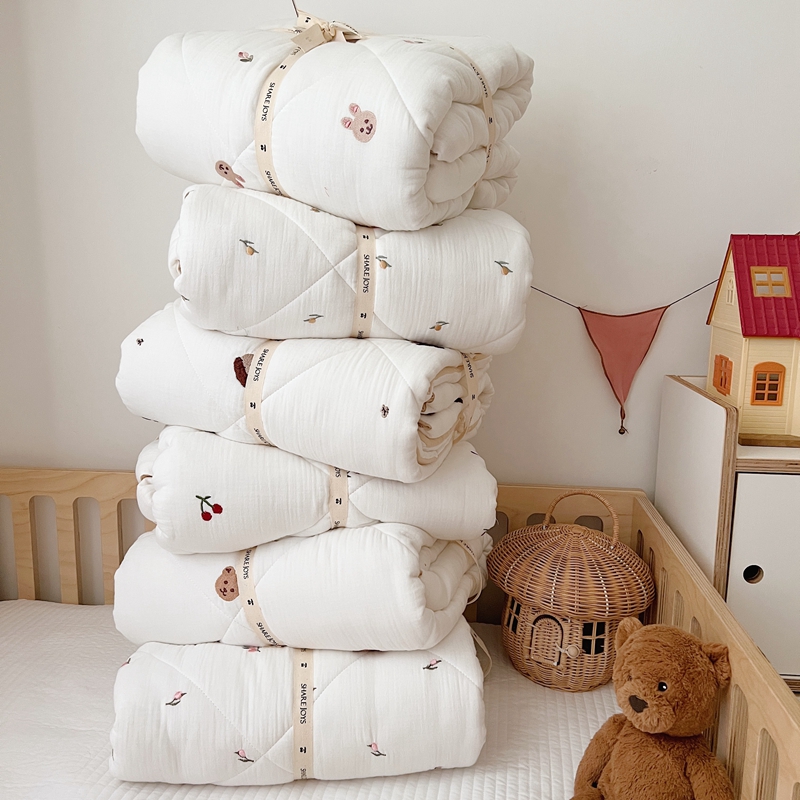 Baby Winter Quilt Kids Cotton  - Embroidery Quilt Cover ulasan dan harga