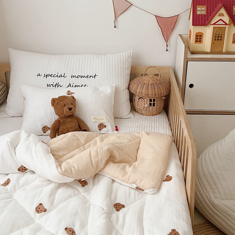 Baby Winter Quilt Kids Cotton  - Embroidery Quilt Cover ulasan dan harga