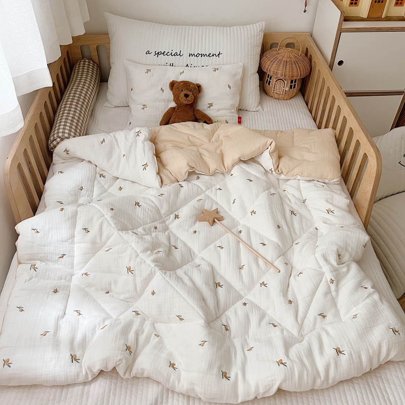 Baby Winter Quilt Kids Cotton  - Embroidery Quilt Cover ulasan dan harga