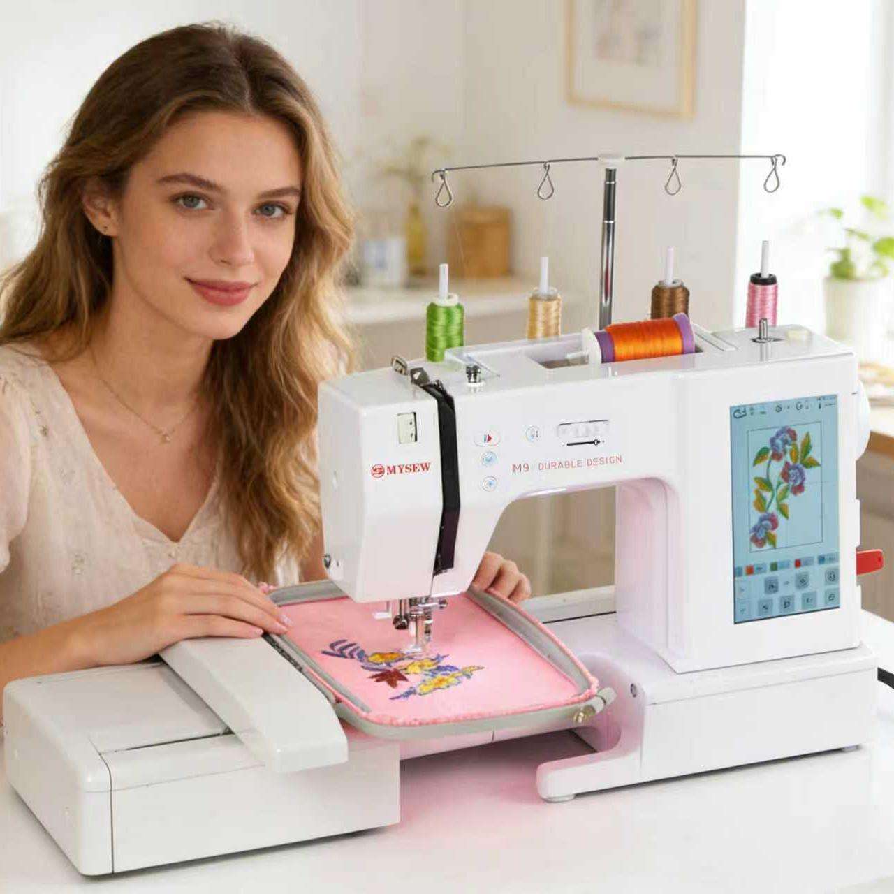 MYSEW M9 Customizable High-Spe - Embroidery Computer ulasan dan harga