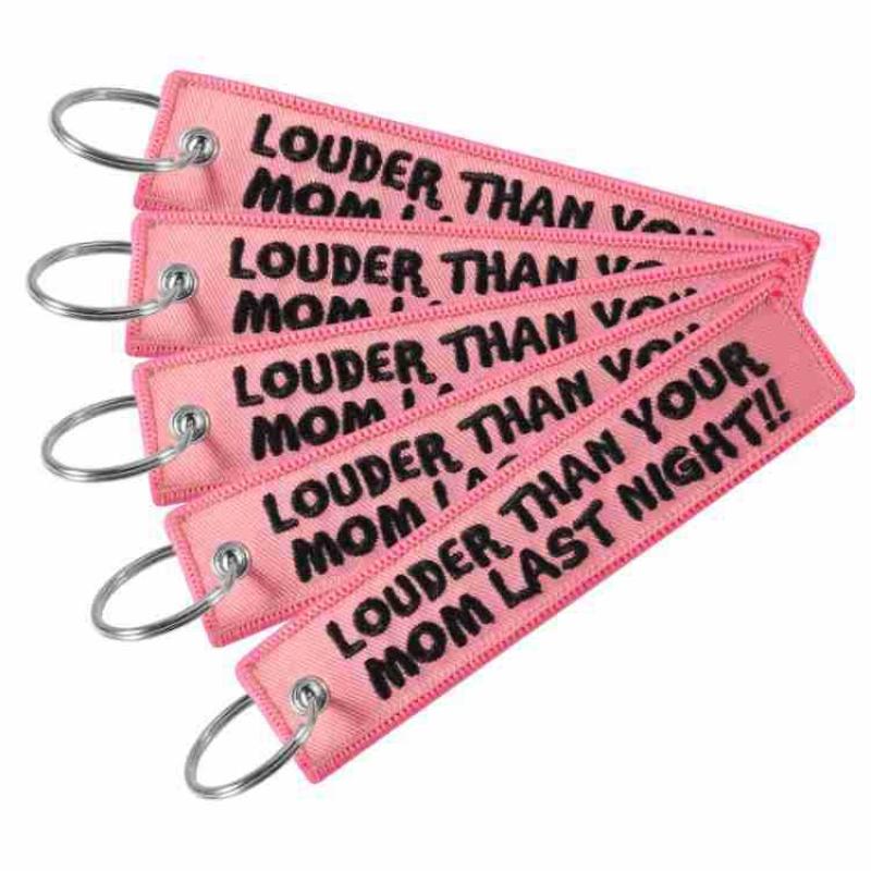 【IIOO】LOUDER THAN YOUR MOM Quo - Embroidery Quote ulasan dan harga