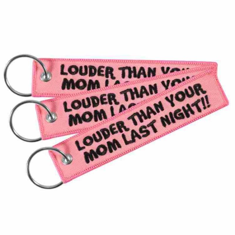 【IIOO】LOUDER THAN YOUR MOM Quo - Embroidery Quote ulasan dan harga