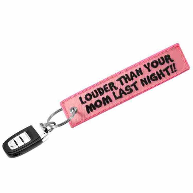 LOUDER THAN YOUR MOM Quotes Ke - Embroidery Quote ulasan dan harga
