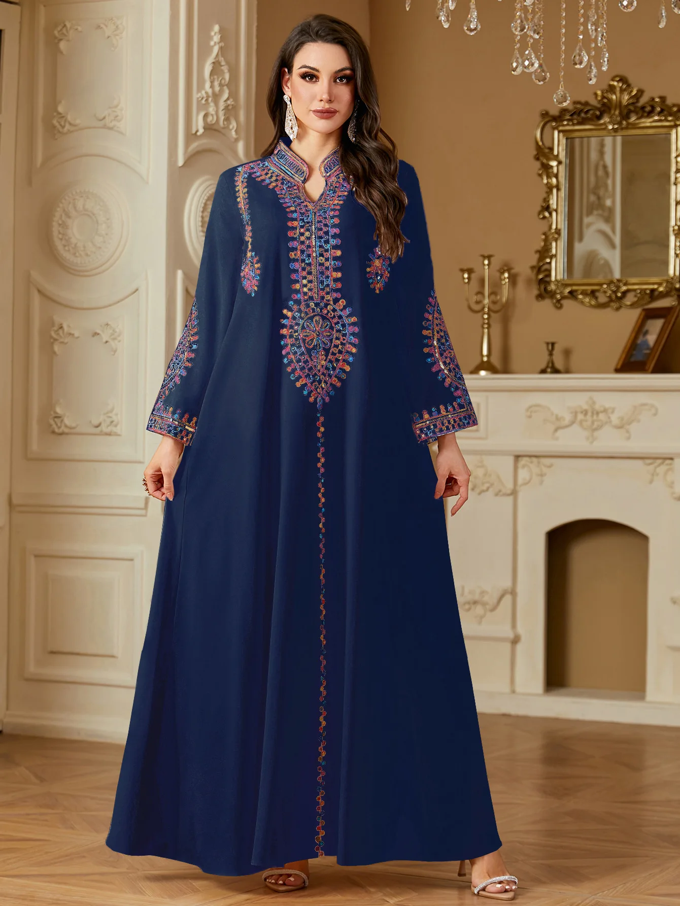 Eid Embroidery Party Dress Wom - Embroidery Kebaya ulasan dan harga