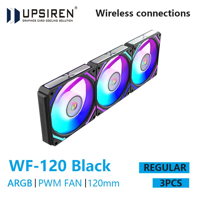 UPSIREN WF-120 ARGB PWM 3PCS C - Embroidery Computer ulasan dan harga